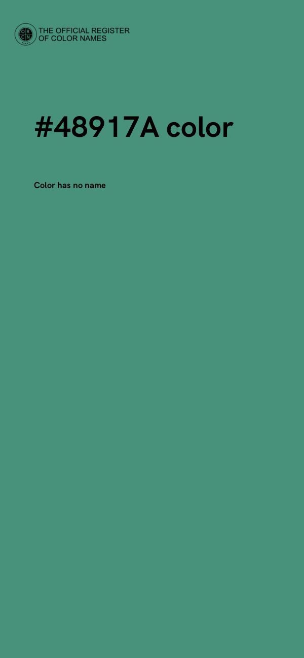 #48917A color image