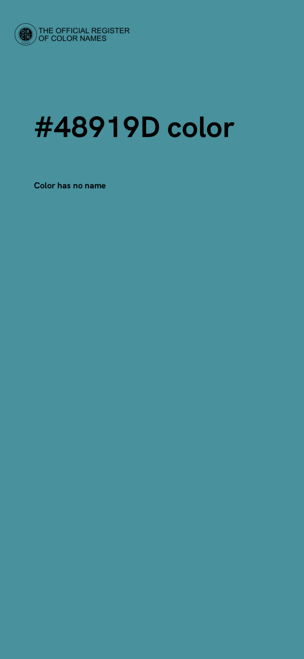 #48919D color image
