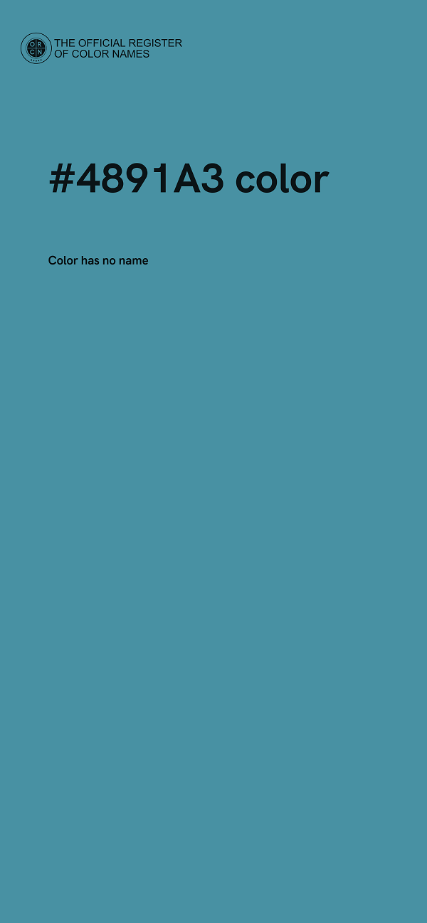 #4891A3 color image