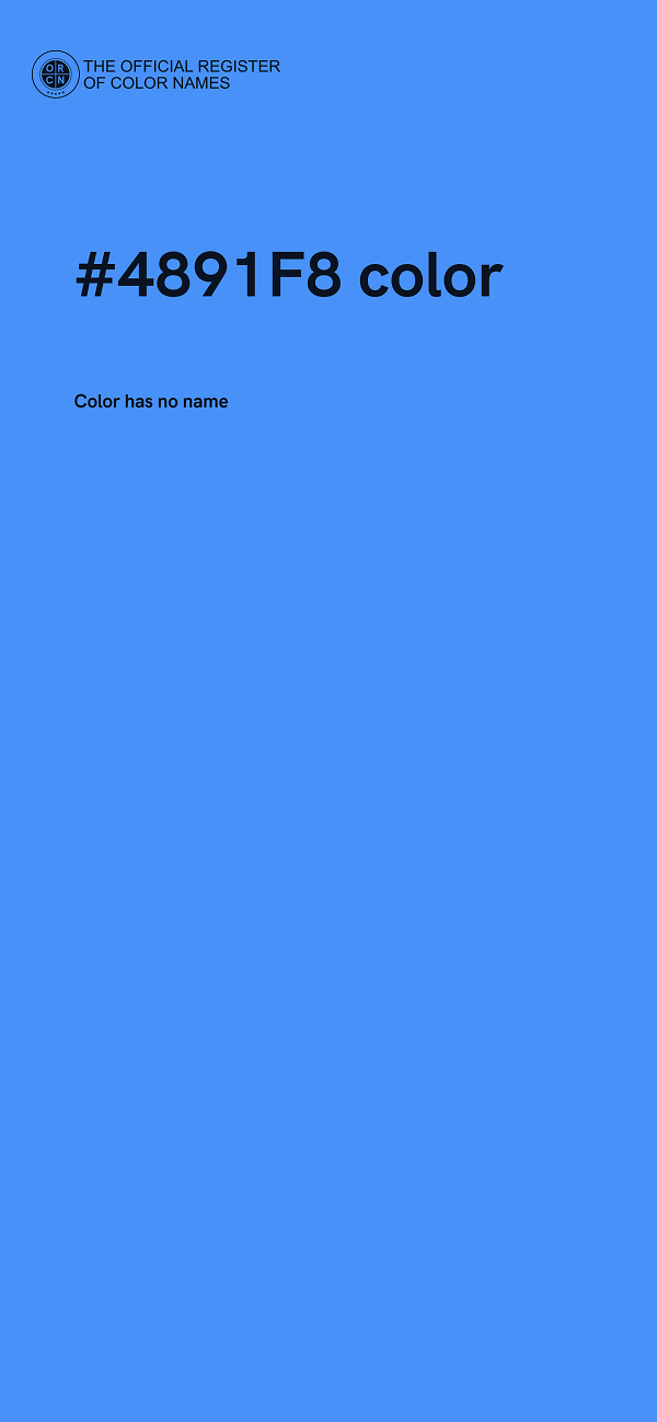 #4891F8 color image