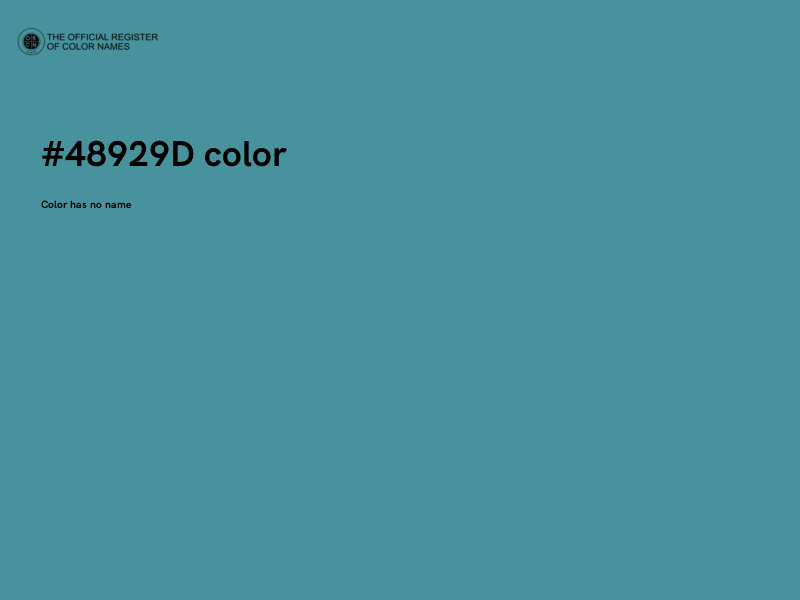 #48929D color image