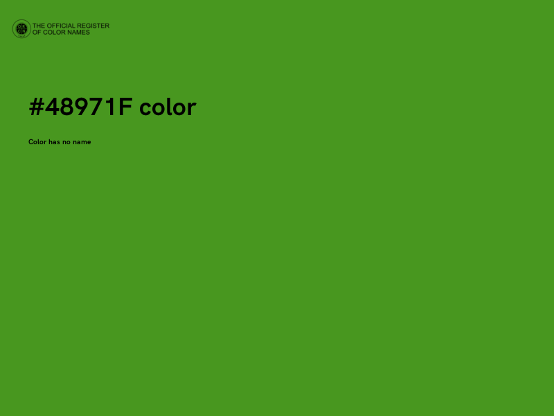 #48971F color image