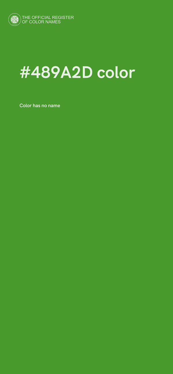 #489A2D color image