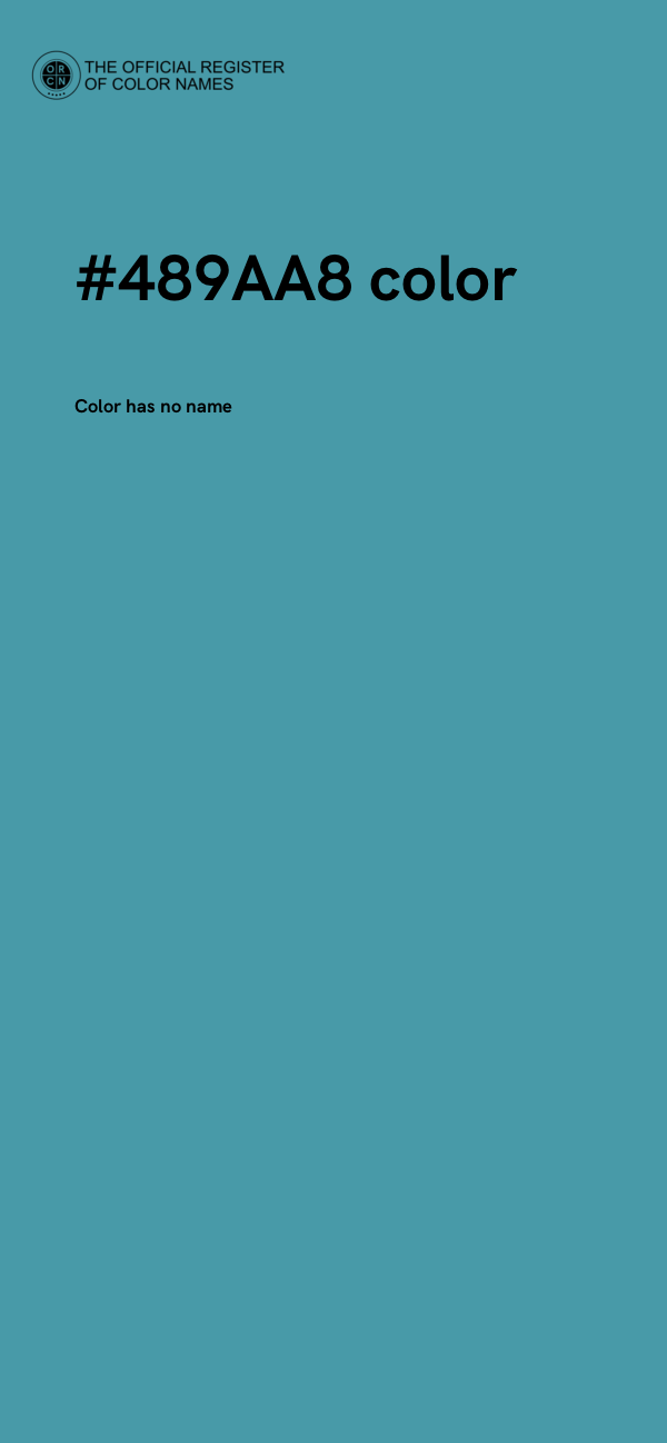 #489AA8 color image
