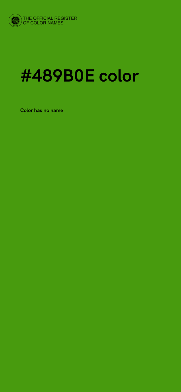 #489B0E color image