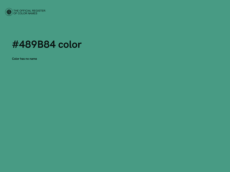 #489B84 color image