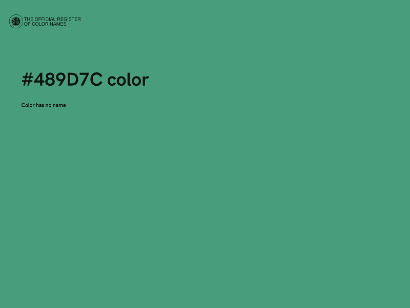 #489D7C color image