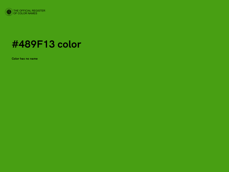#489F13 color image