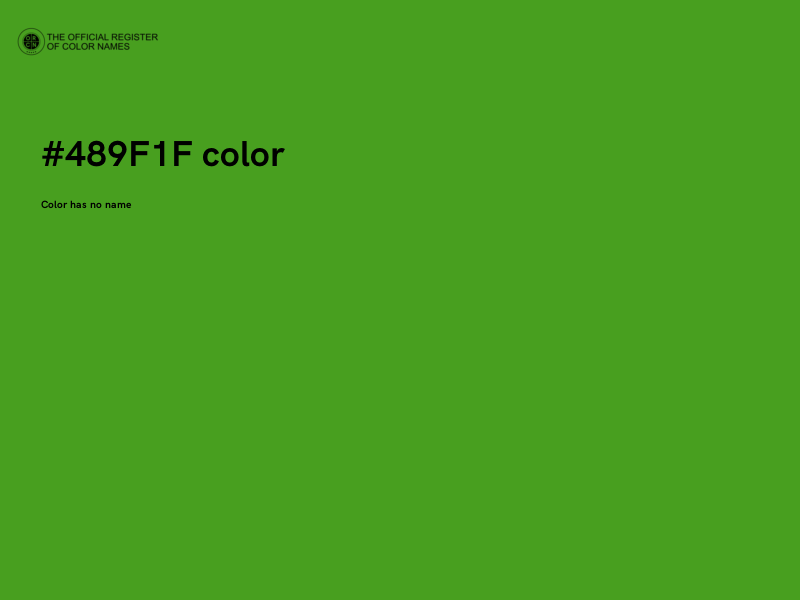 #489F1F color image