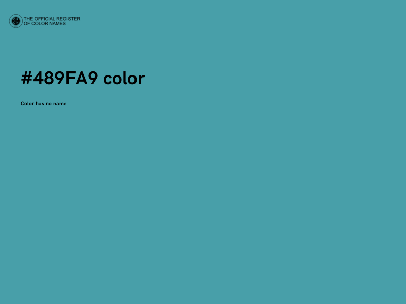 #489FA9 color image
