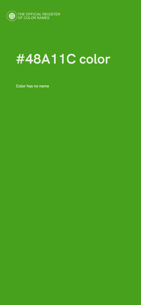 #48A11C color image
