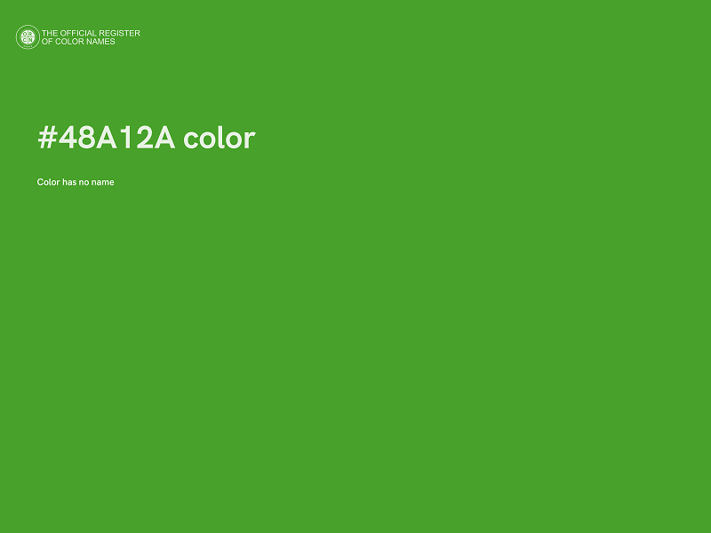 #48A12A color image