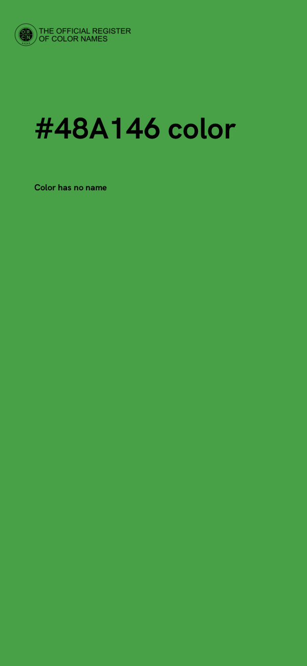 #48A146 color image