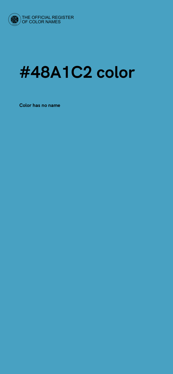 #48A1C2 color image