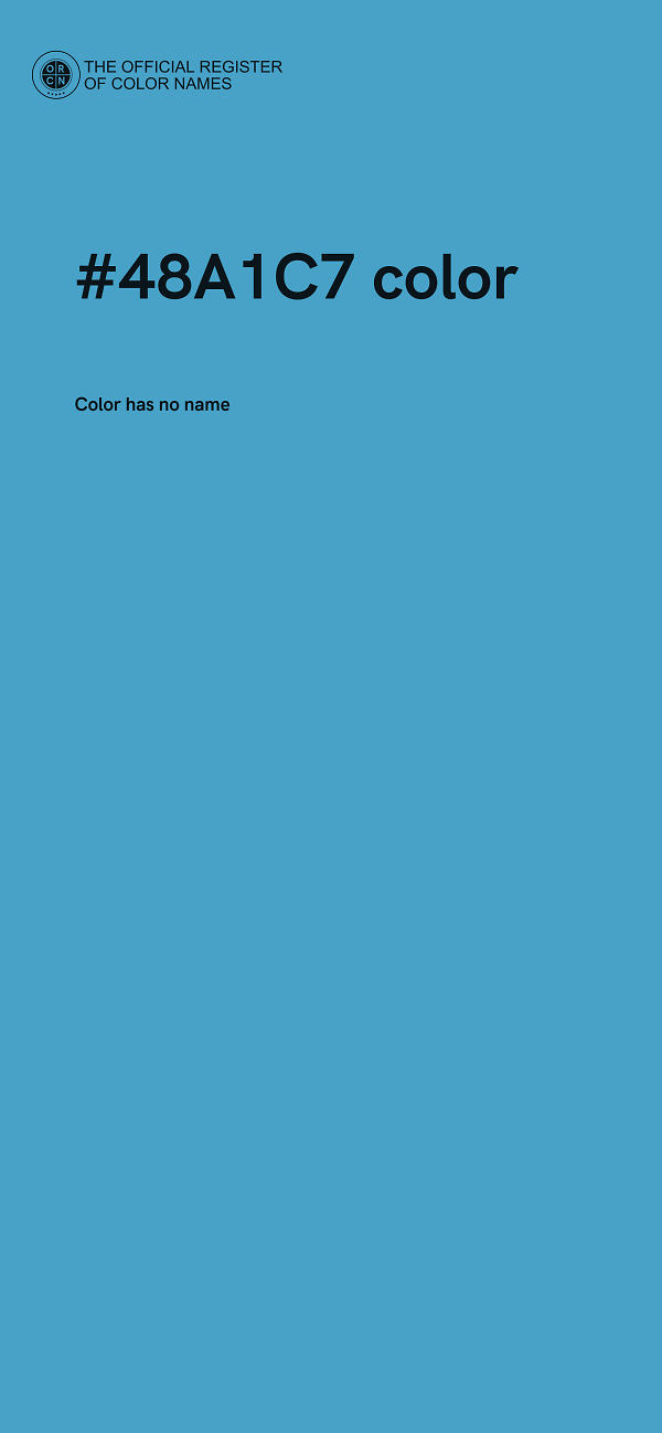 #48A1C7 color image