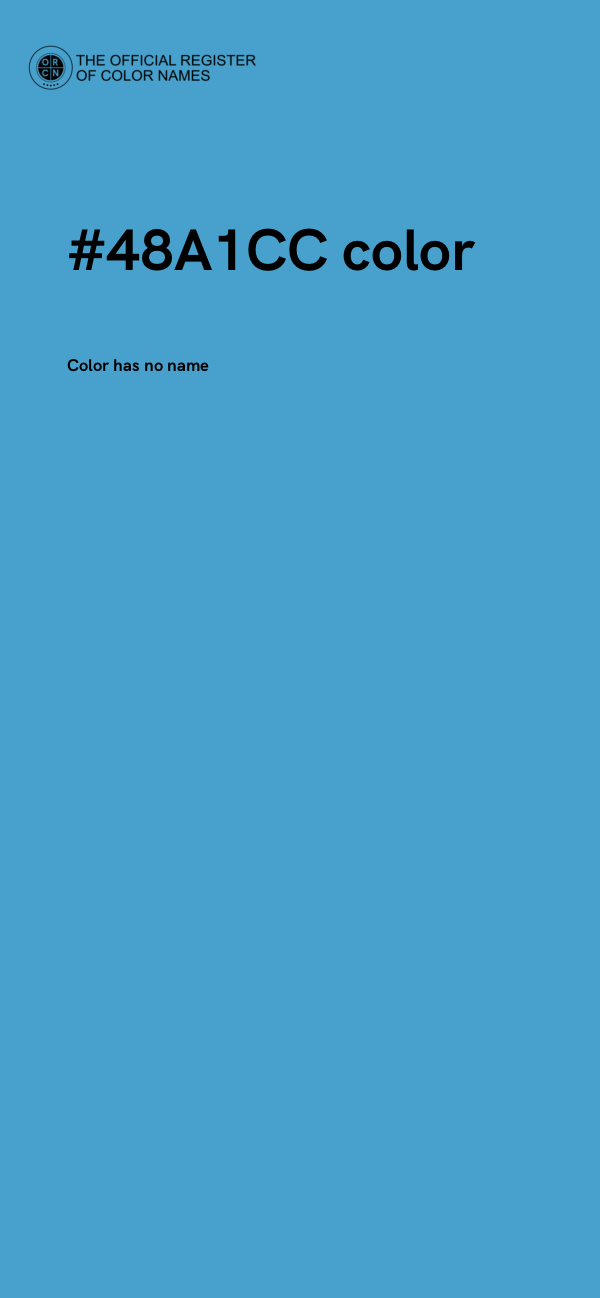 #48A1CC color image