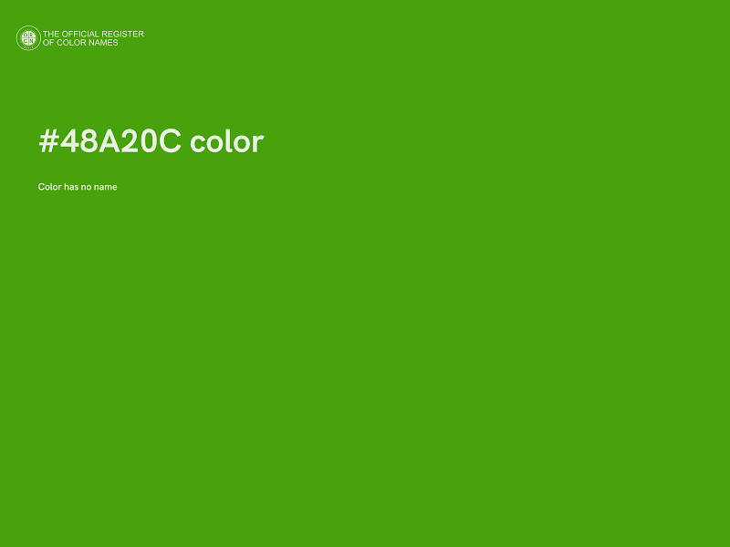 #48A20C color image