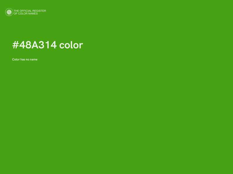 #48A314 color image