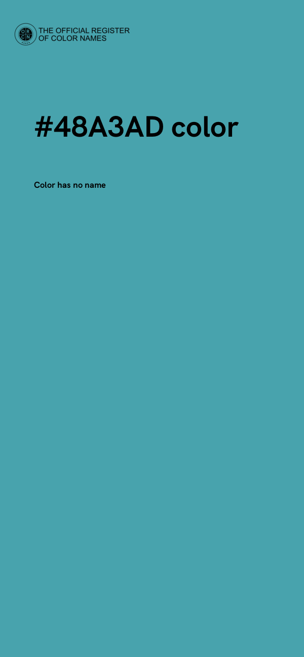 #48A3AD color image