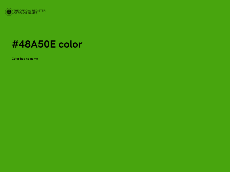 #48A50E color image