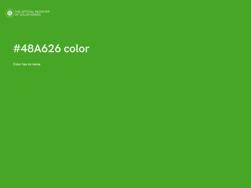 #48A626 color image