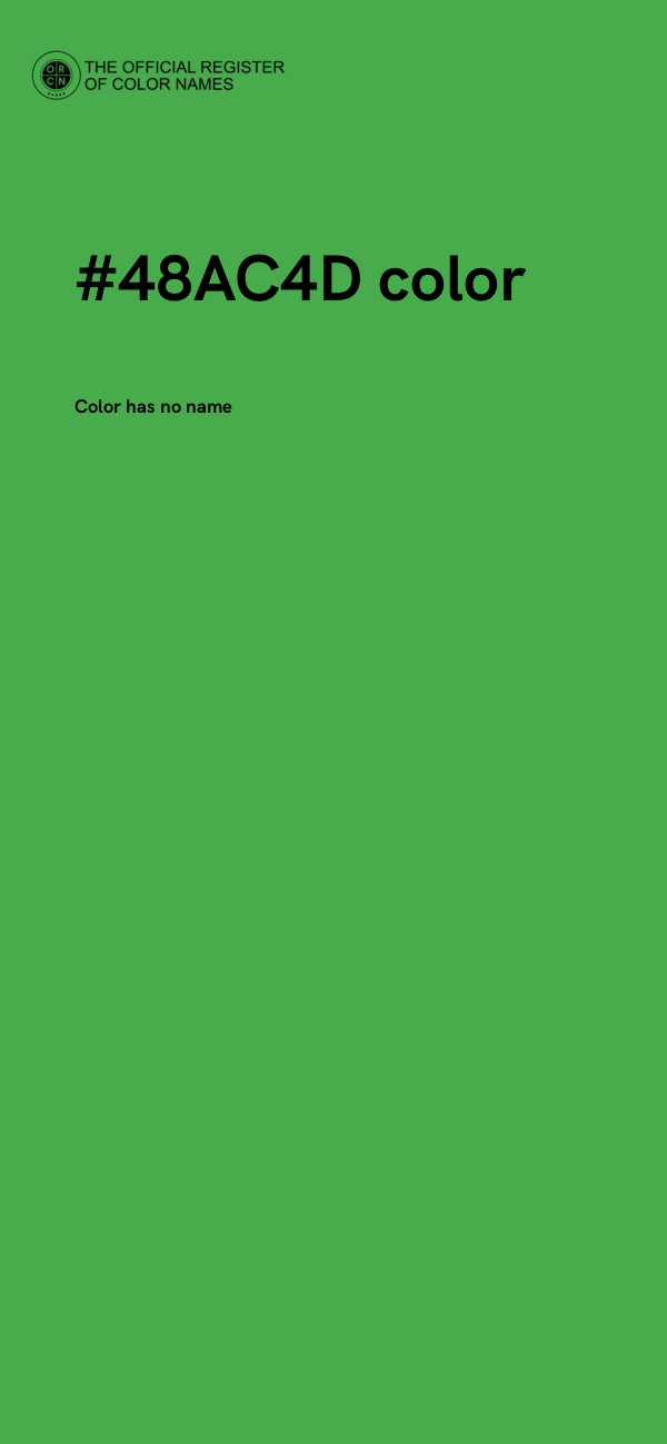 #48AC4D color image