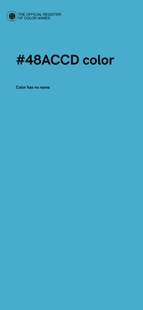 #48ACCD color image