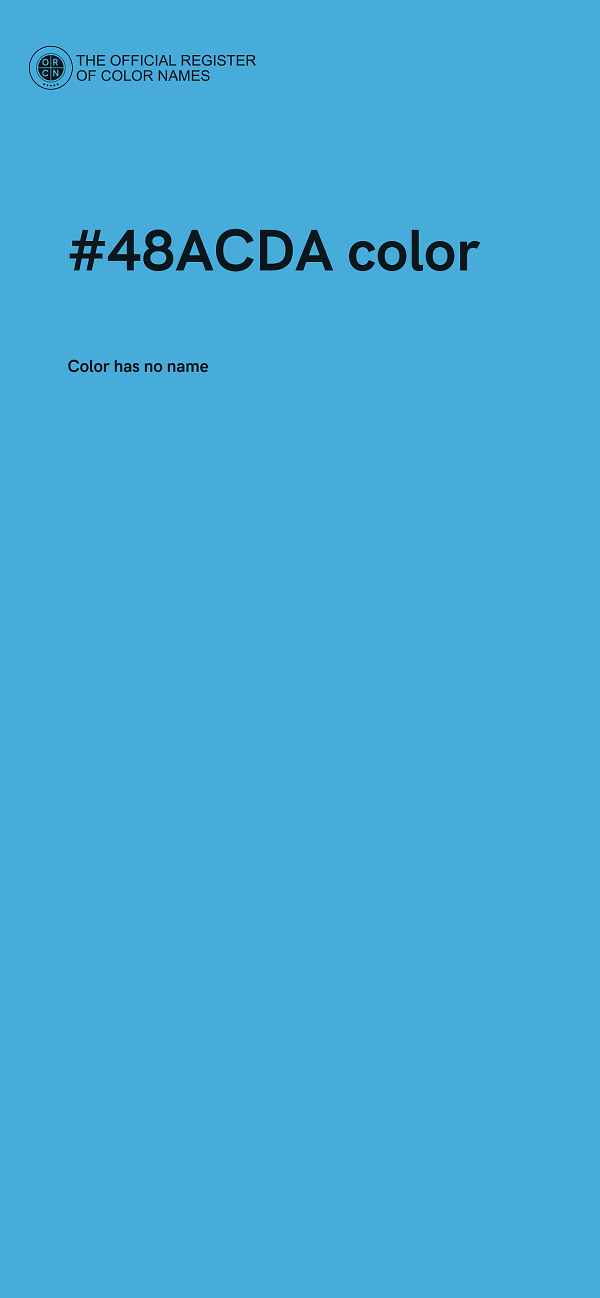 #48ACDA color image