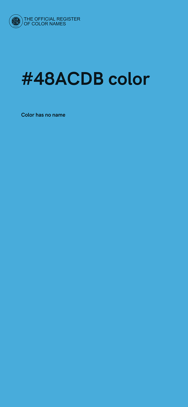 #48ACDB color image