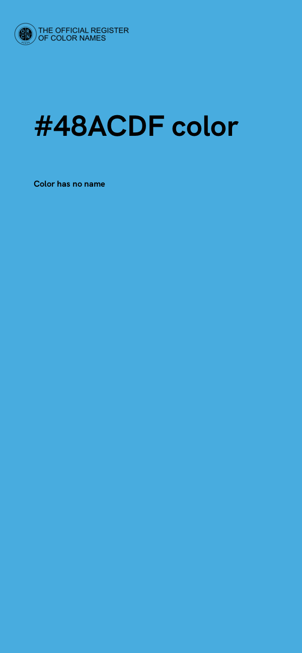 #48ACDF color image