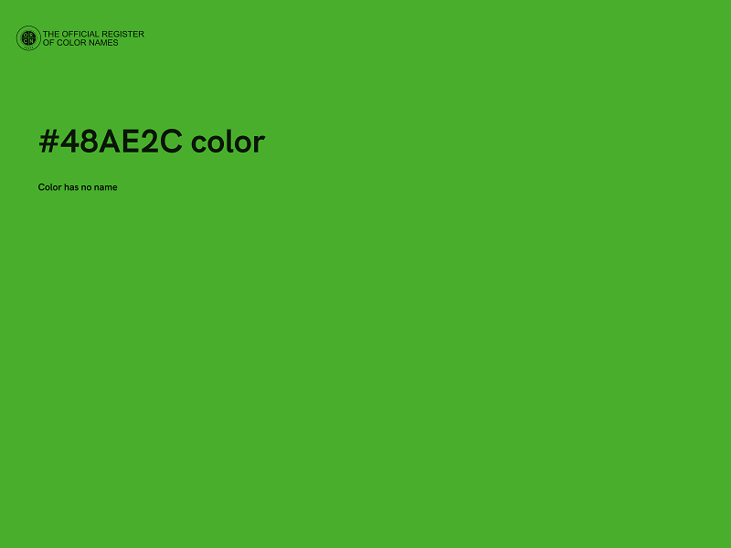 #48AE2C color image