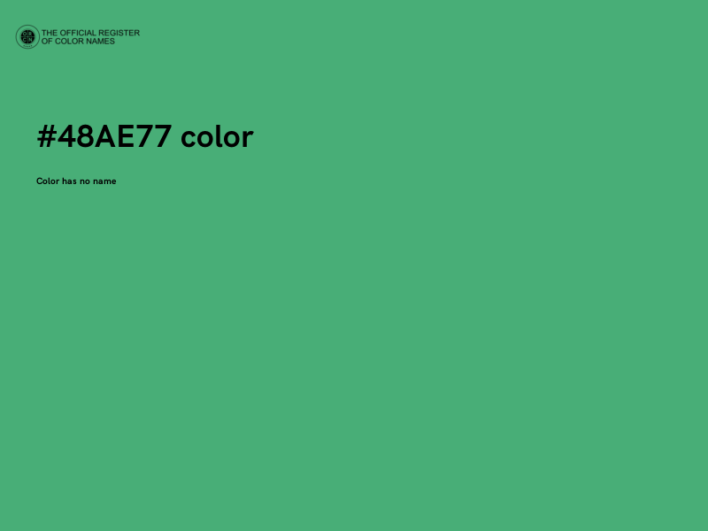 #48AE77 color image
