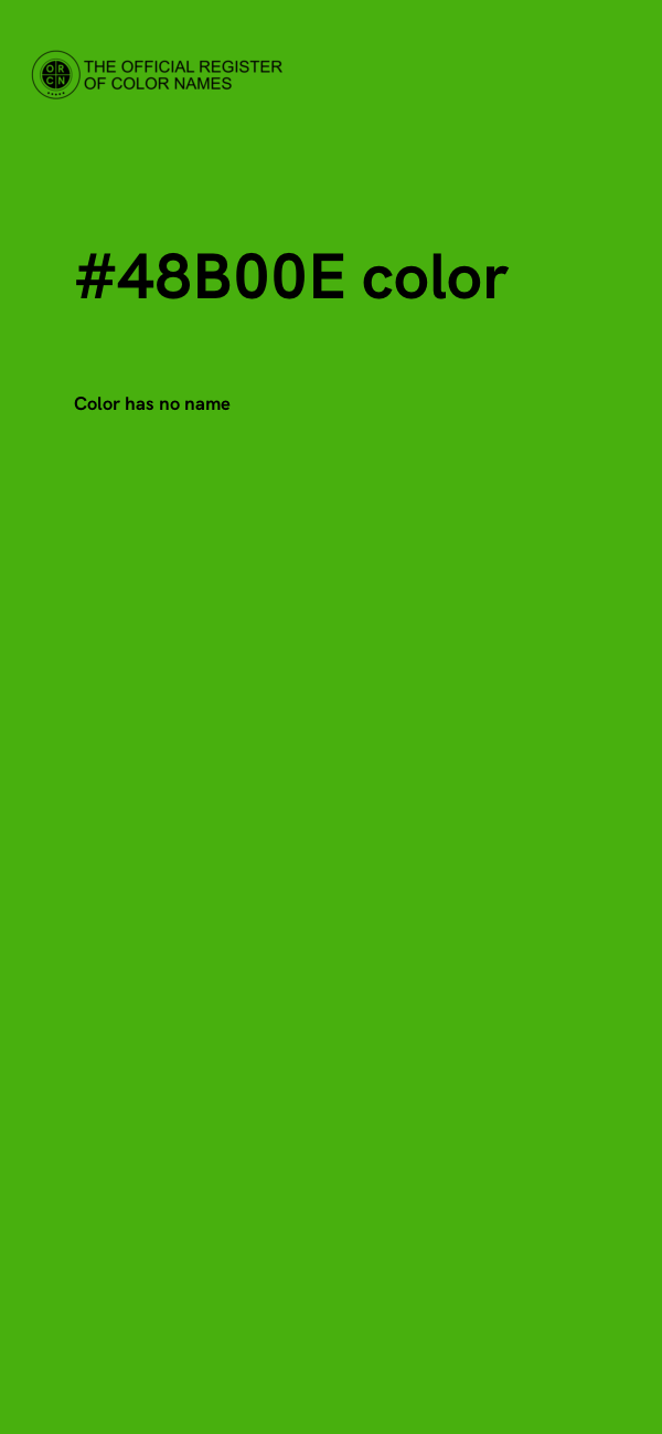 #48B00E color image
