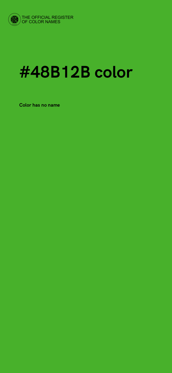 #48B12B color image
