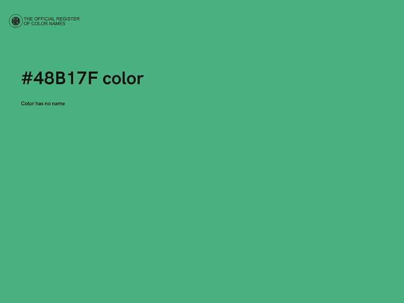 #48B17F color image