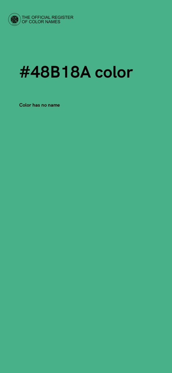 #48B18A color image