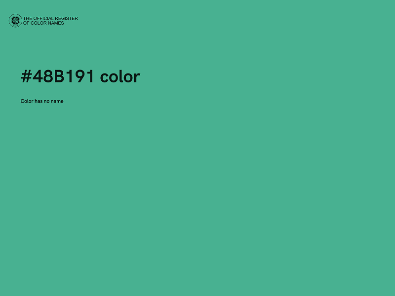 #48B191 color image