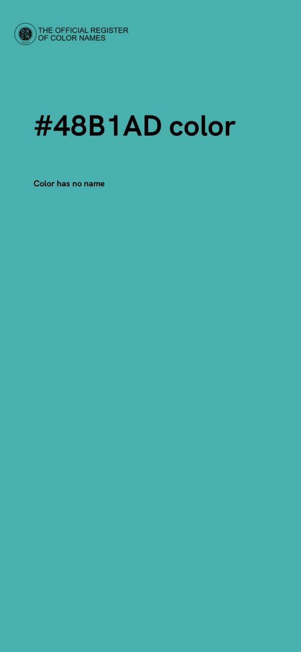 #48B1AD color image