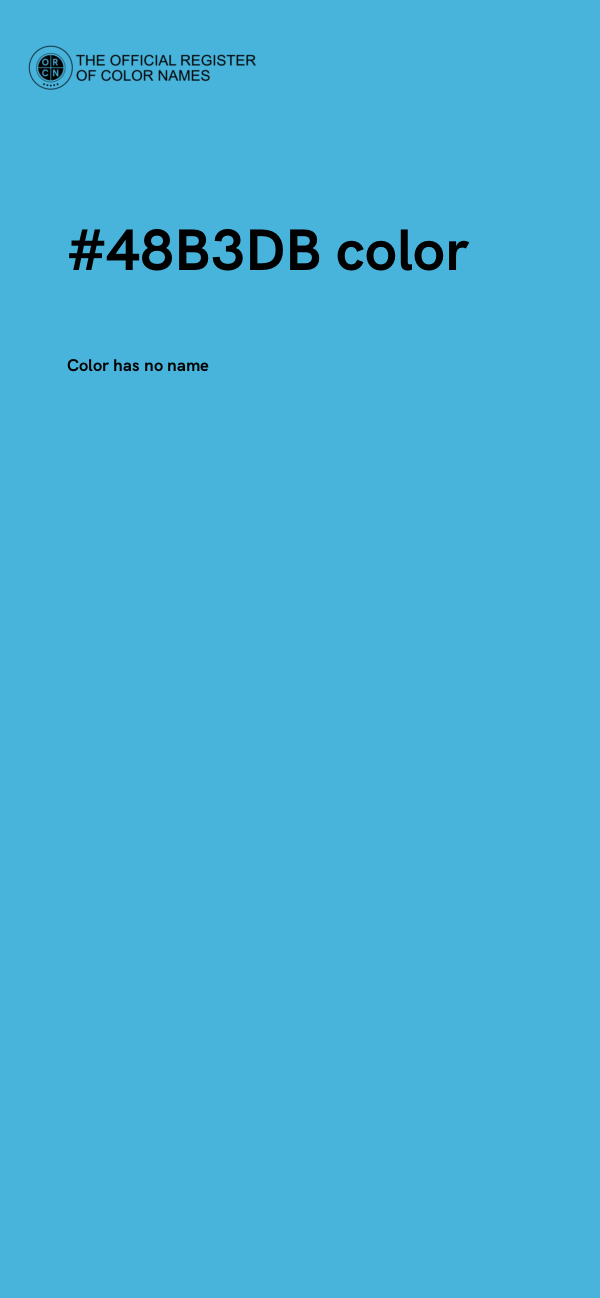 #48B3DB color image