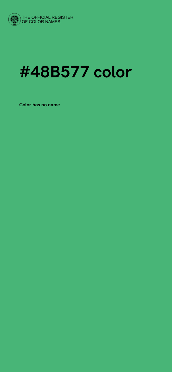 #48B577 color image