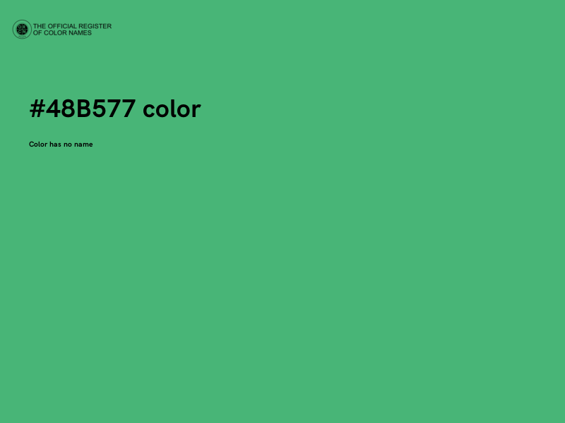#48B577 color image