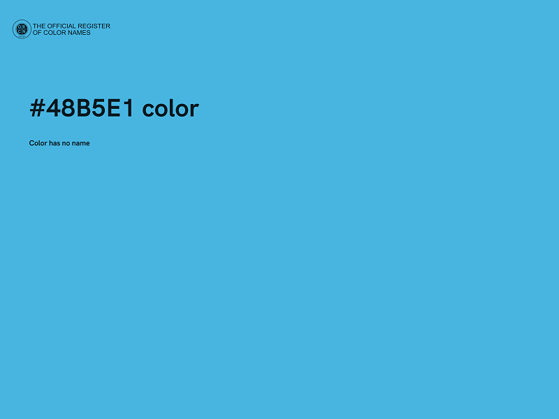 #48B5E1 color image