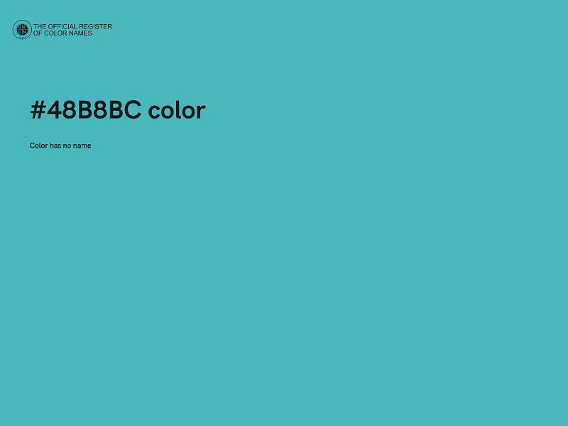 #48B8BC color image