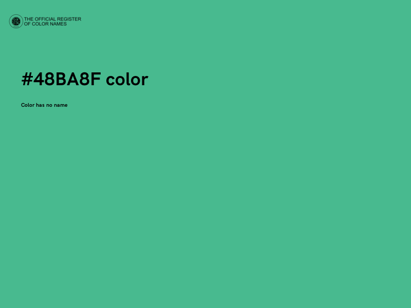 #48BA8F color image
