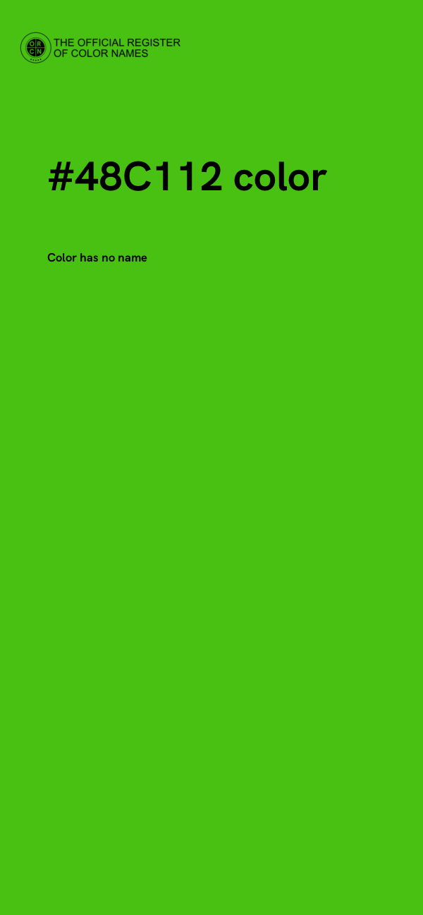 #48C112 color image