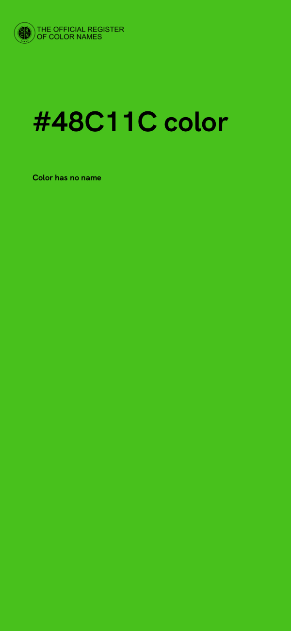 #48C11C color image