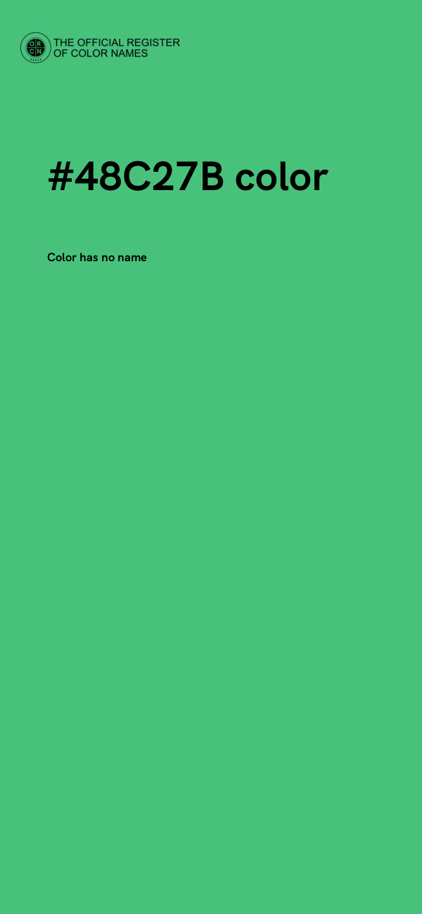 #48C27B color image