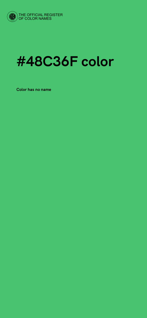 #48C36F color image