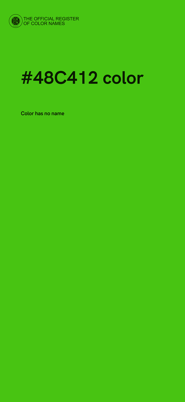 #48C412 color image