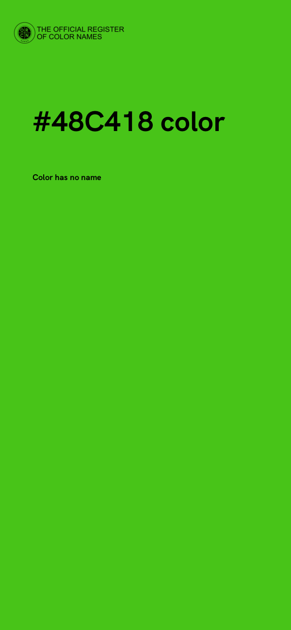 #48C418 color image